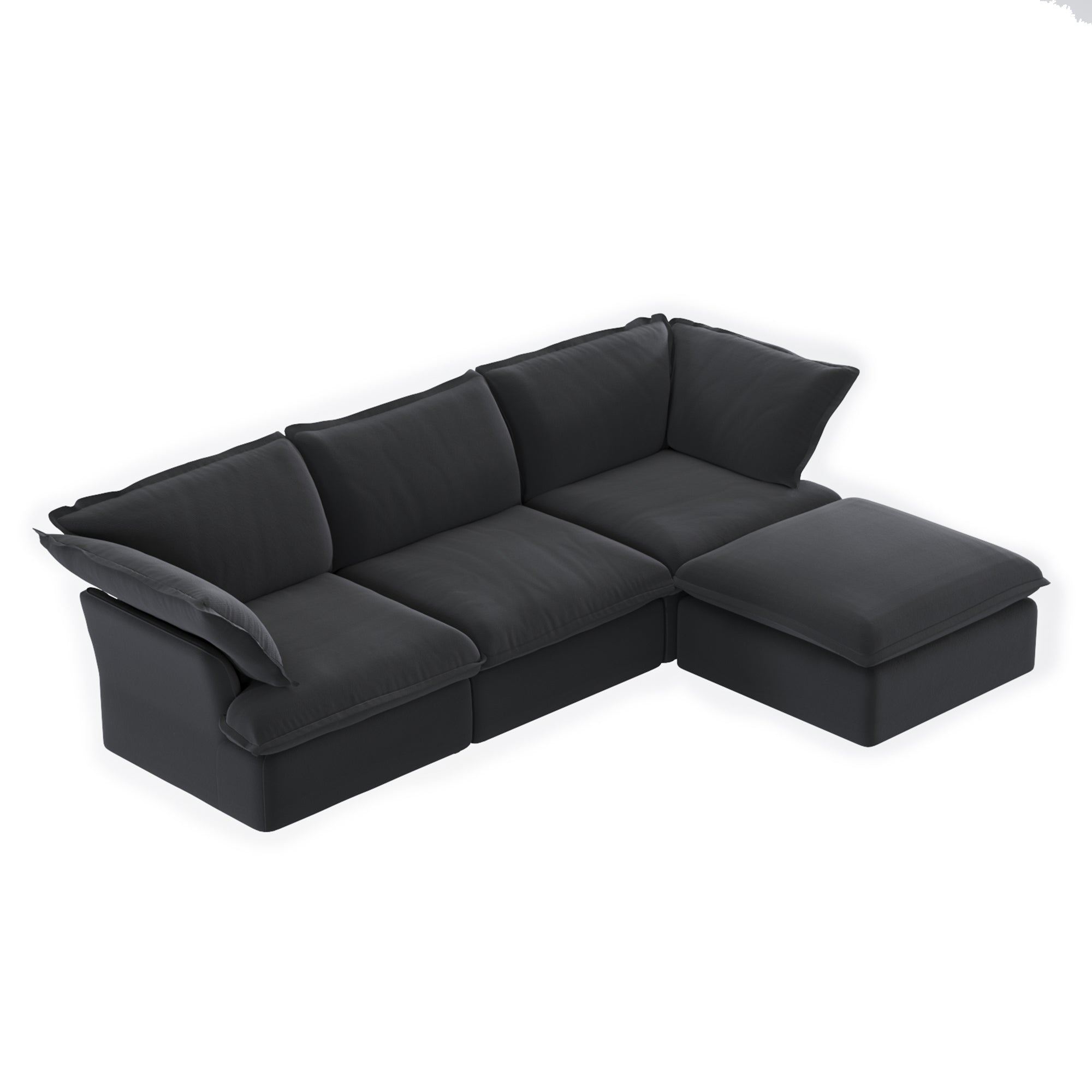Halo Modular Washable 3 Seater Sectional - Mirewood modular sofa