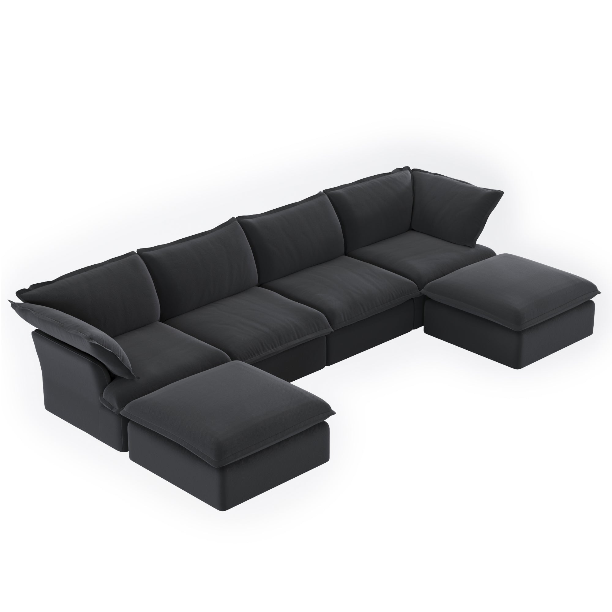 Halo Modular Washable 4 Seater U-Sectional