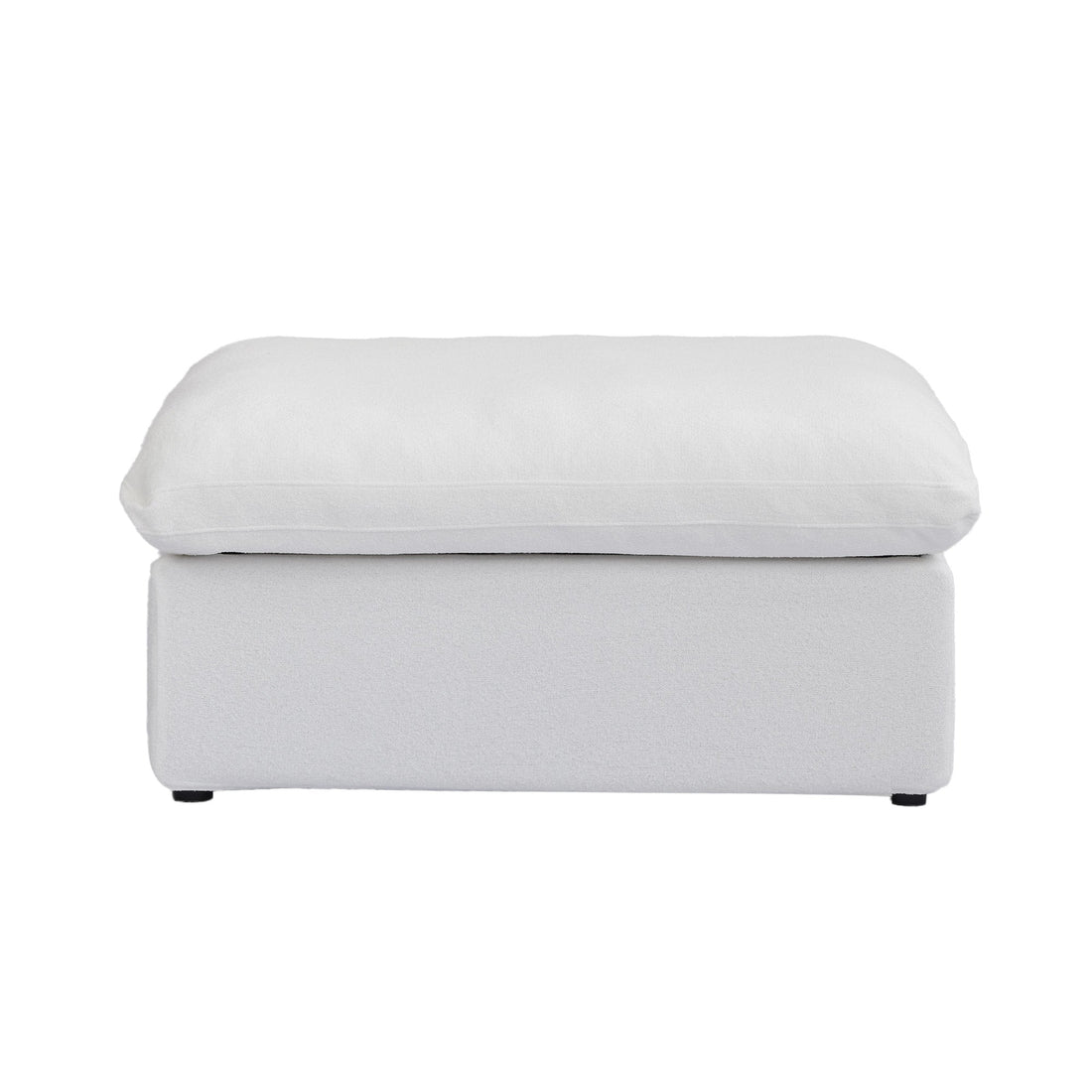 Valen Ottoman Cover - White