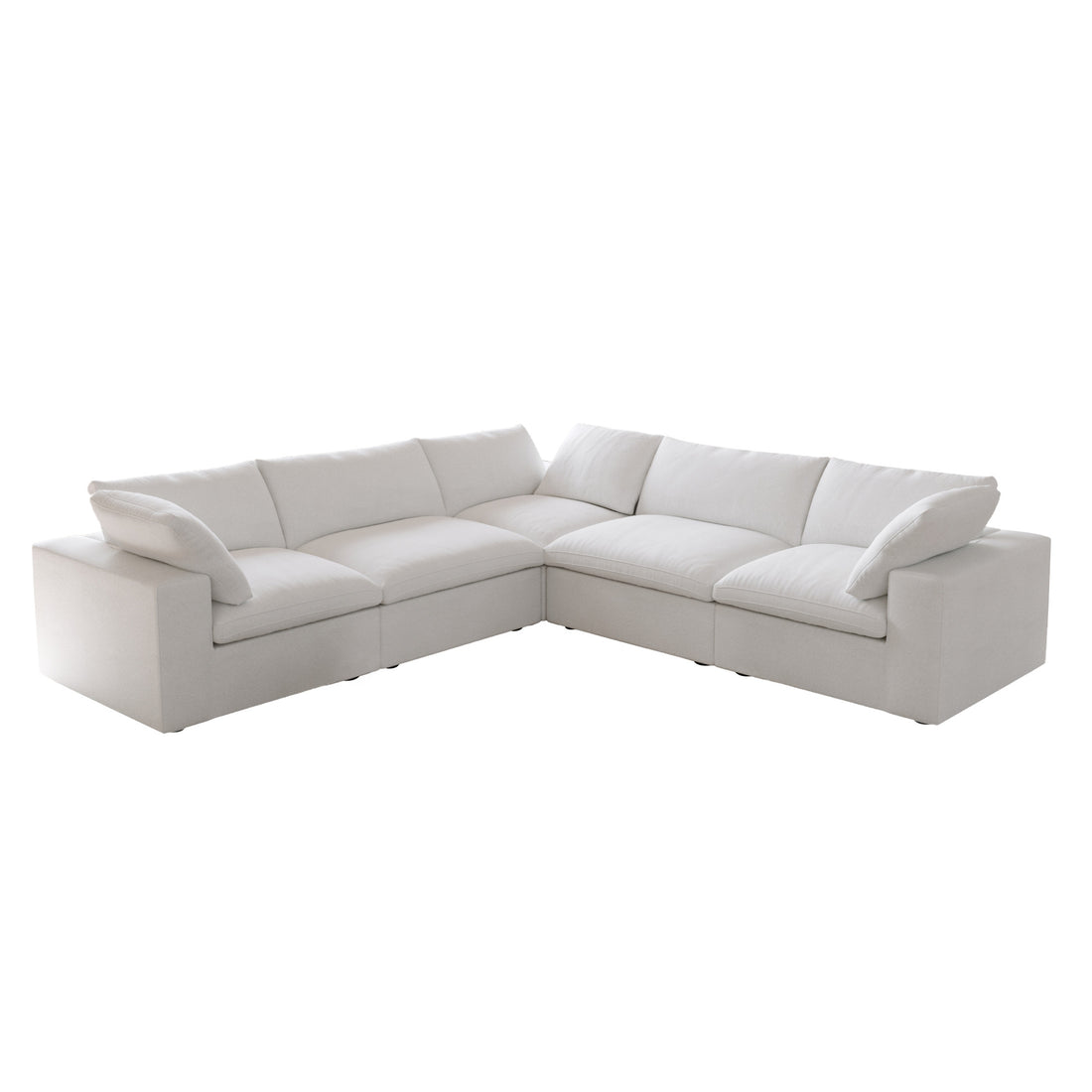 Valen Modular Washable 5 Seater Corner Sectional - Mirewood modular sofa