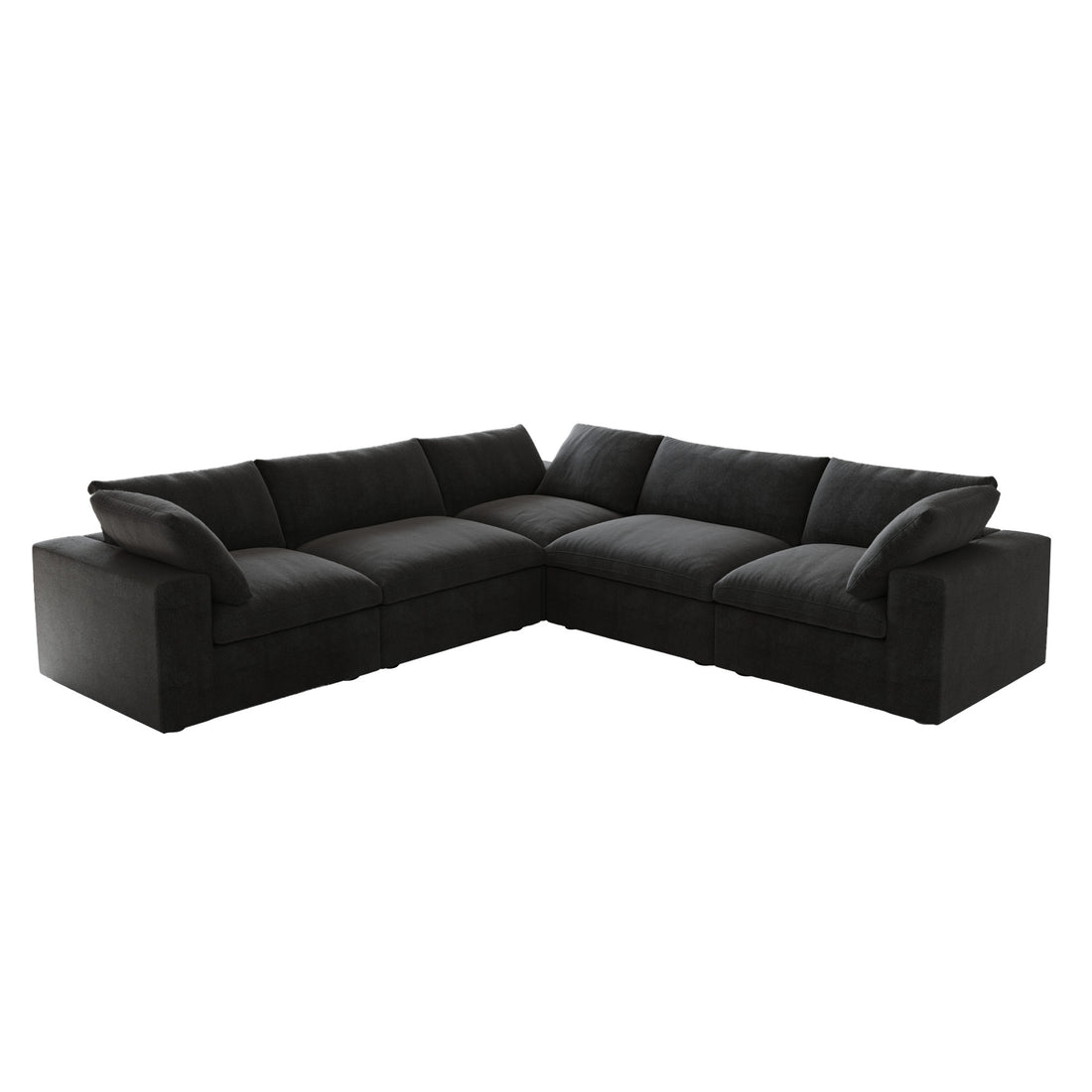 Valen Modular Washable 5 Seater Corner Sectional - Mirewood modular sofa