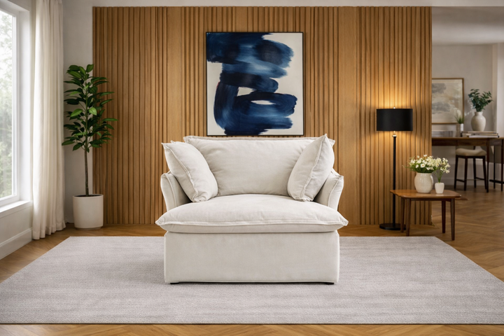 Mirewood Halo Modular Armchair styled in a living room