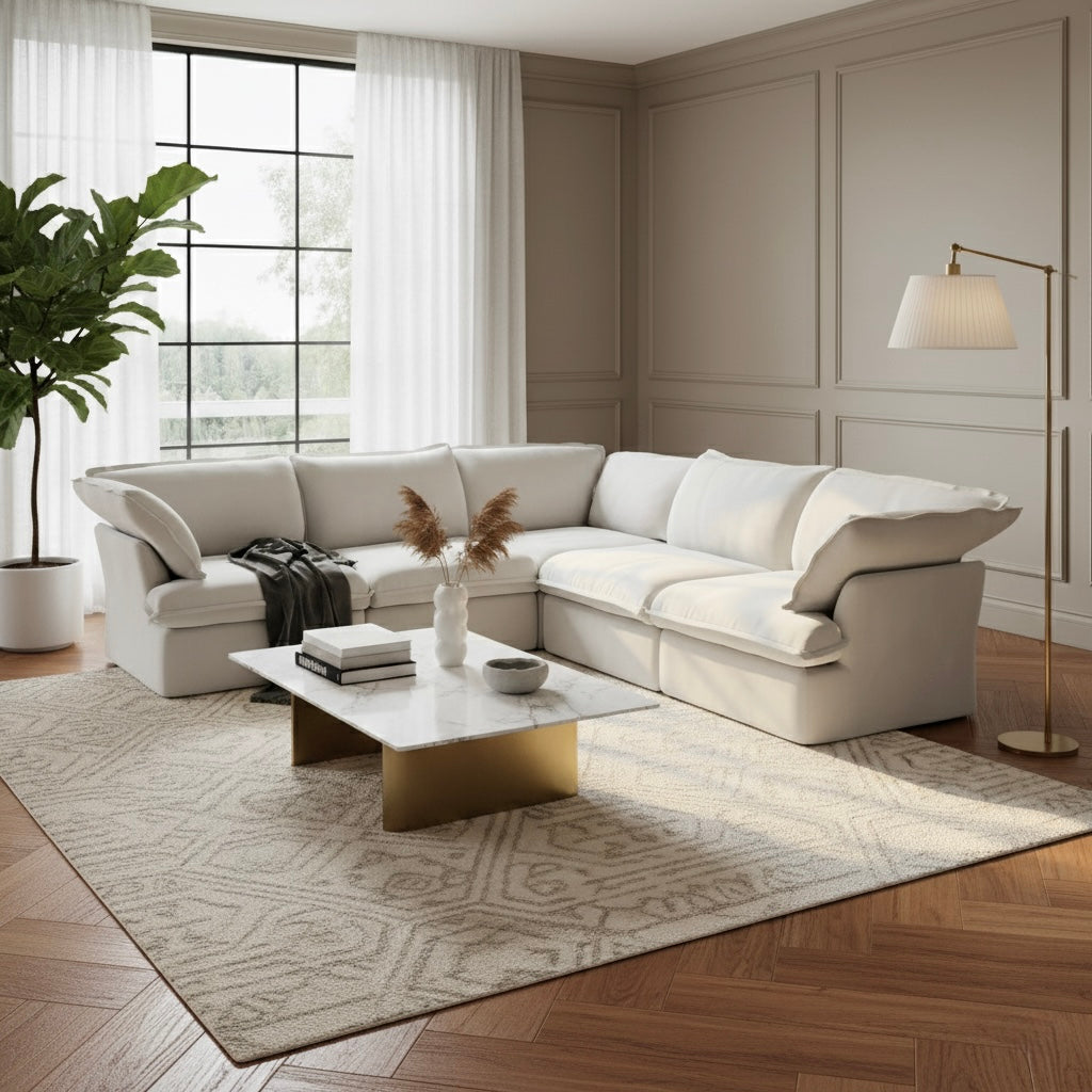 Halo Modular Washable 5 Seater Corner Sectional