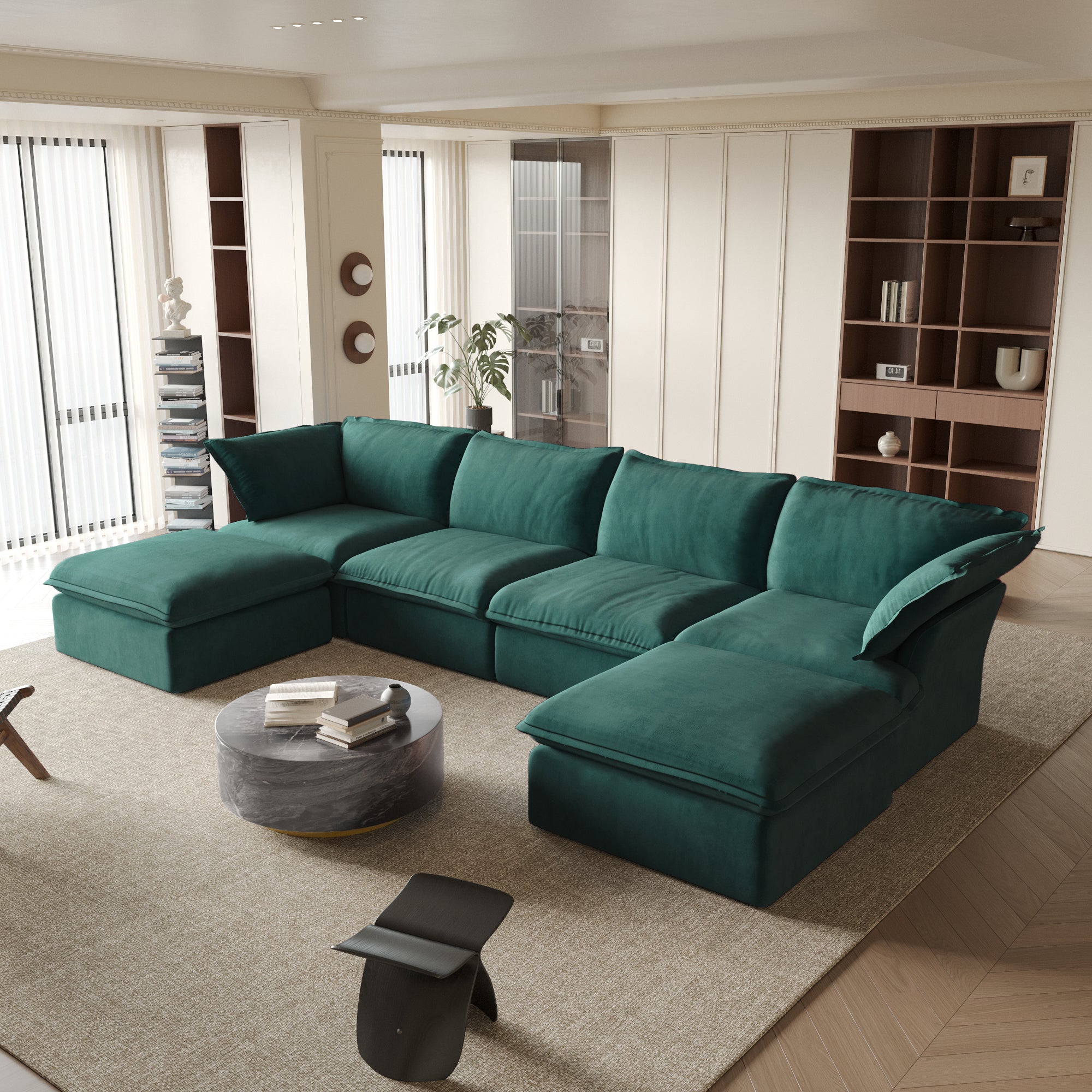 Halo Modular Washable 4 Seater U-Sectional