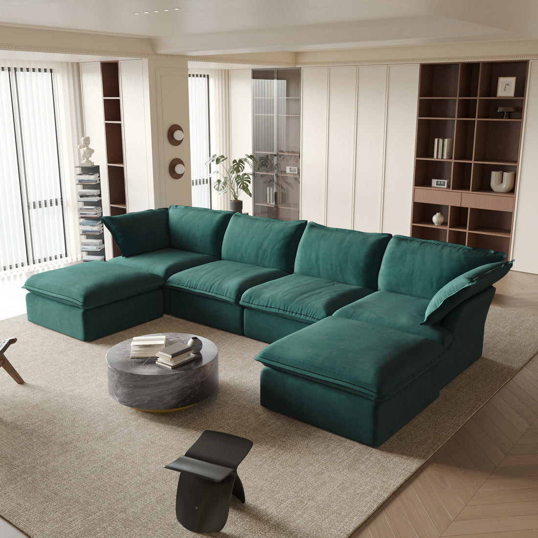 Halo Modular Washable 4 Seater U-Sectional