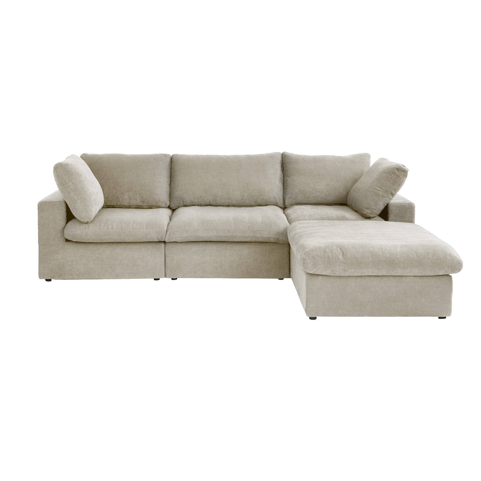 Valen Modular Washable 3 Seater Sectional - Mirewood modular sofa