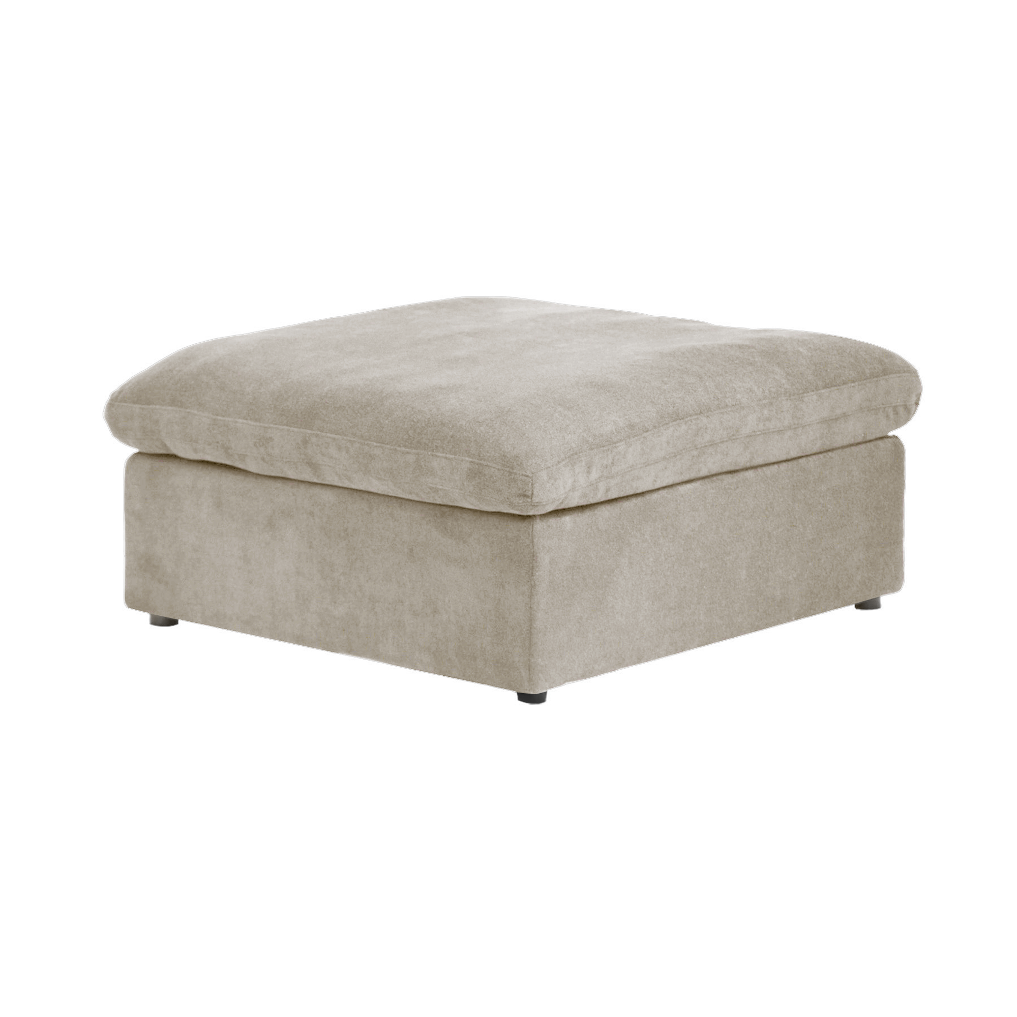 Valen Ottoman Cover - Beige piece