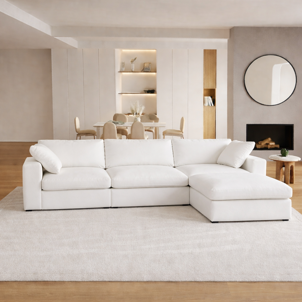 Valen Modular Washable 3 Seater Sectional - Mirewood modular sofa