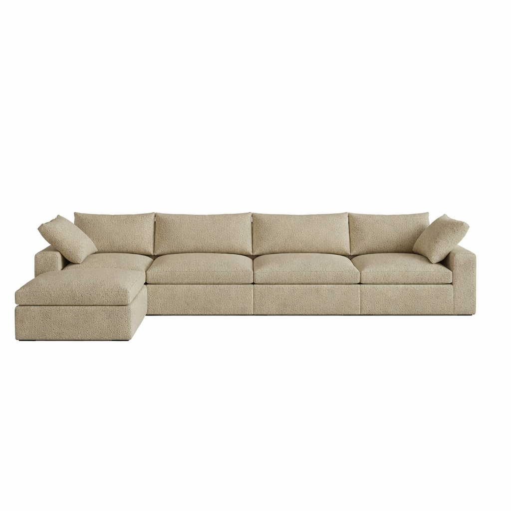 Valen Modular Washable 4 Seater Sectional - Mirewood modular sofa