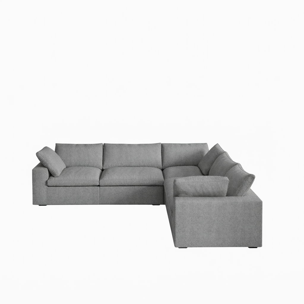 Valen Modular Washable 5 Seater Corner Sectional - Mirewood modular sofa