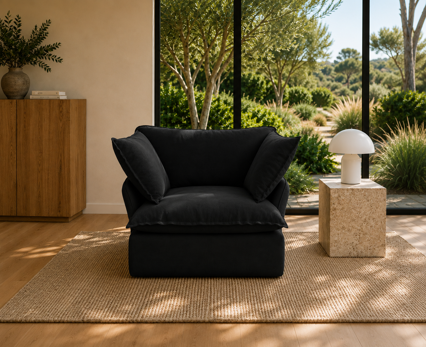 Mirewood Halo Modular Armchair - washable modular cloud sofa