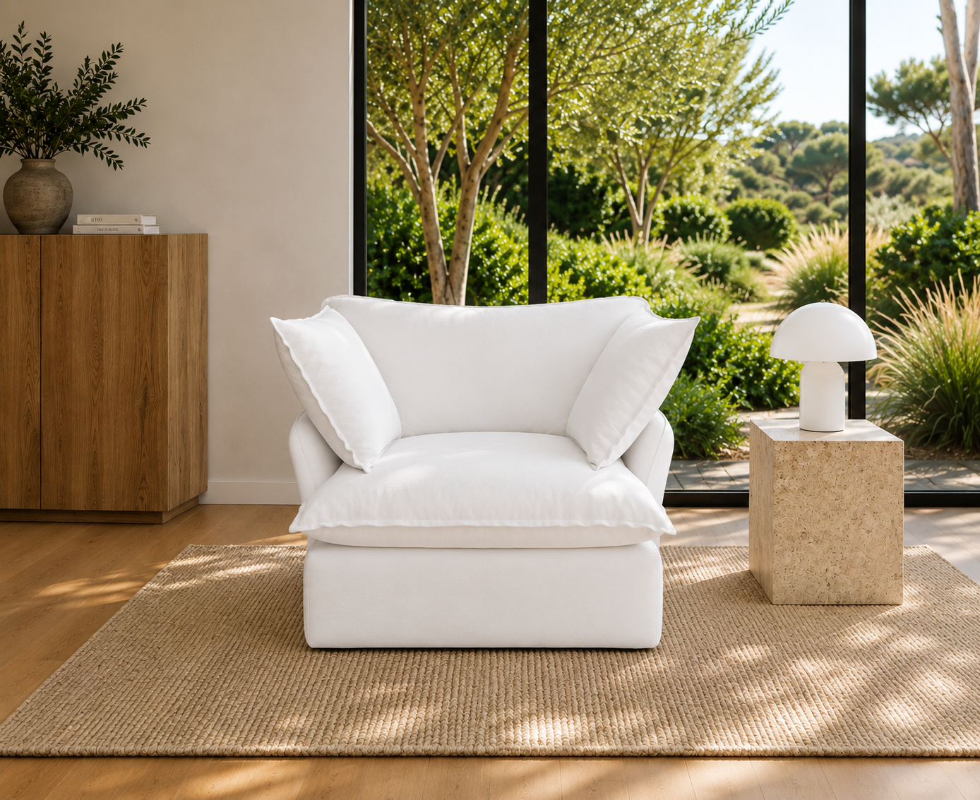 Mirewood Halo Modular Armchair - washable modular cloud sofa