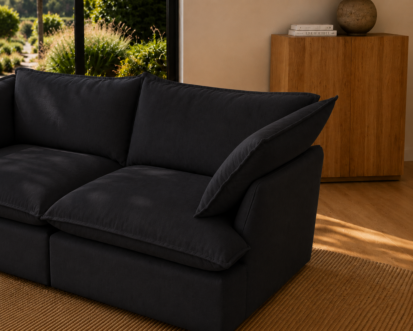 Mirewood Halo 2-Seater Machine-Washable Modular Cloud Sofa
