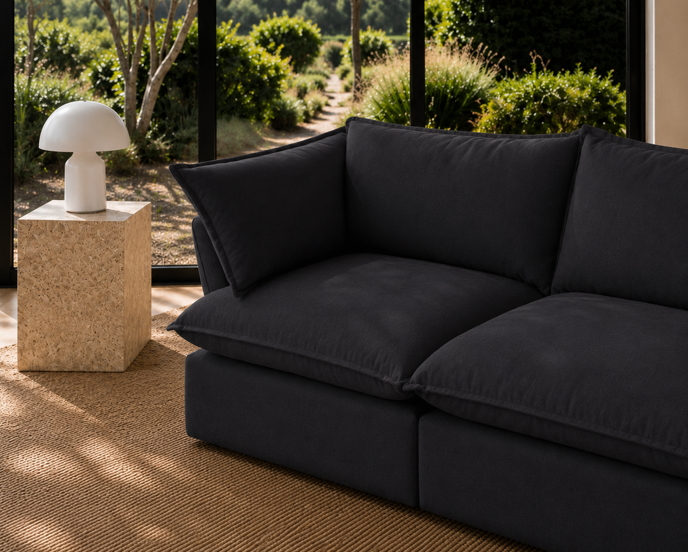 Mirewood Halo 2-Seater Machine-Washable Modular Cloud Sofa
