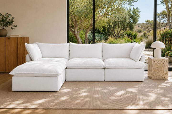 Mirewood Halo 3-Seater Sectional Cloud Sofa - washable modular cloud sofa