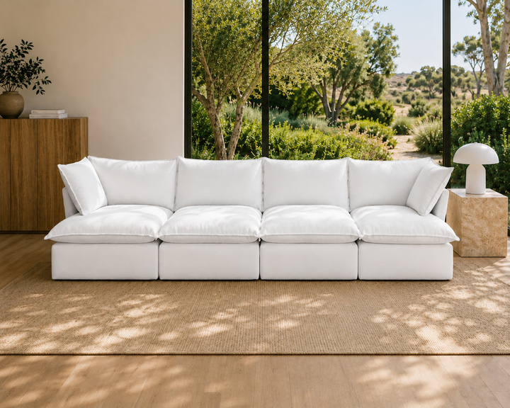 Mirewood Halo 4-Seater Modular Cloud Sofa - washable modular cloud sofa