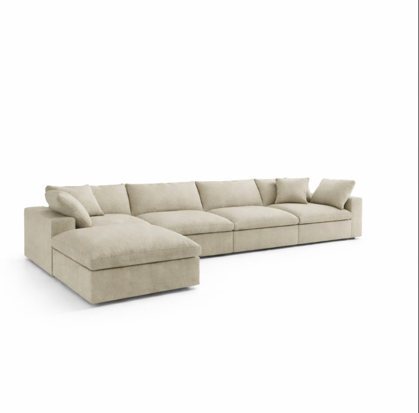 Valen Modular Washable 4 Seater Sectional - Mirewood modular sofa