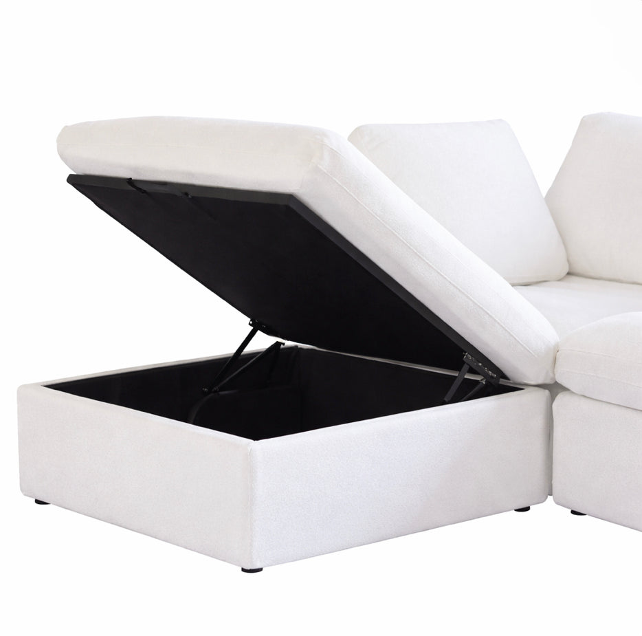 Valen Modular Washable Storage Ottoman