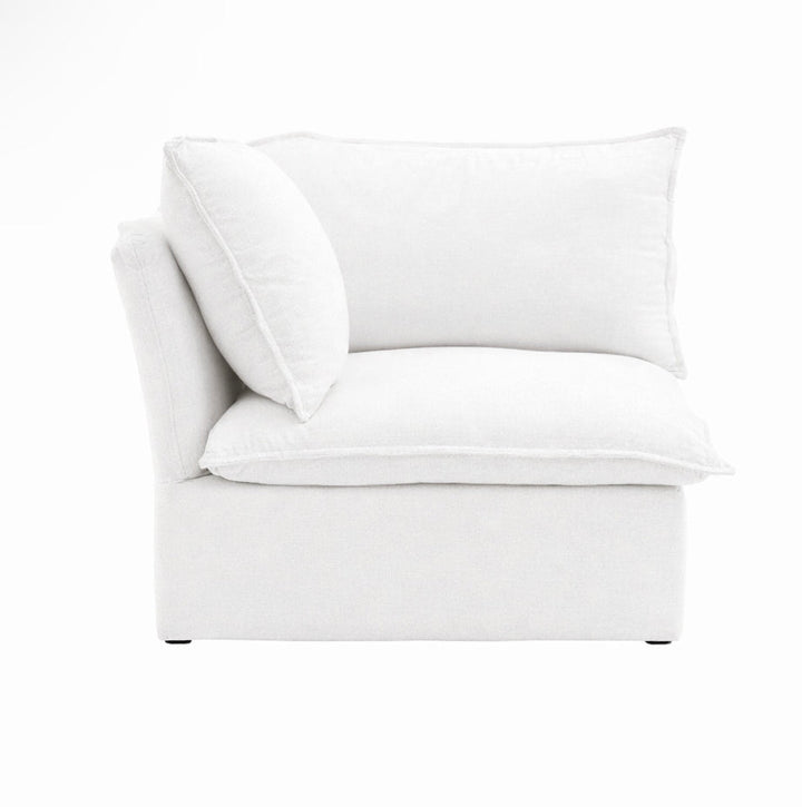 Halo Left Corner Cover - White