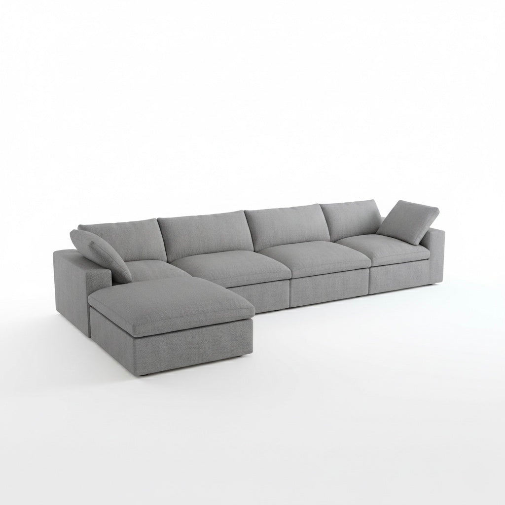 Valen Modular Washable 4 Seater Sectional - Mirewood modular sofa
