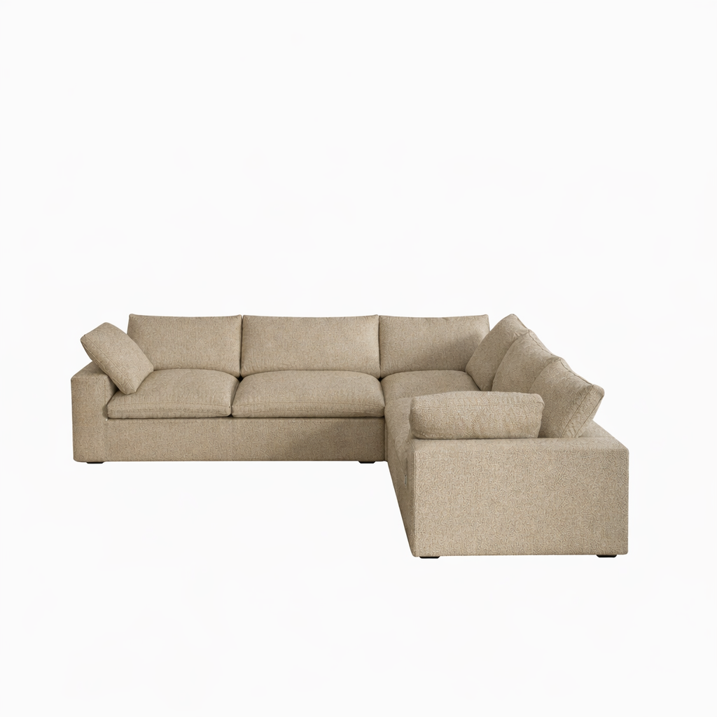 Valen Modular Washable 5 Seater Corner Sectional - Mirewood modular sofa