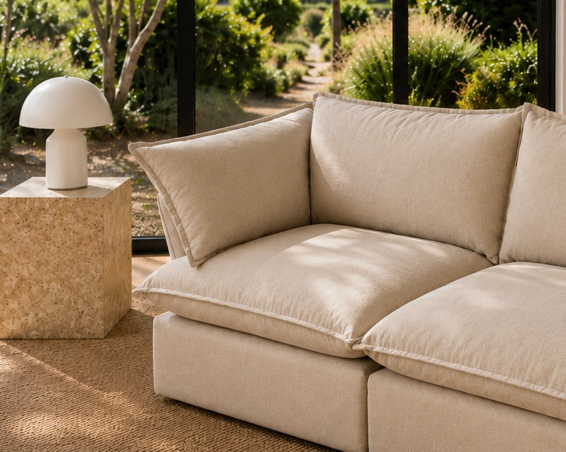 Mirewood Halo 2-Seater Machine-Washable Modular Cloud Sofa