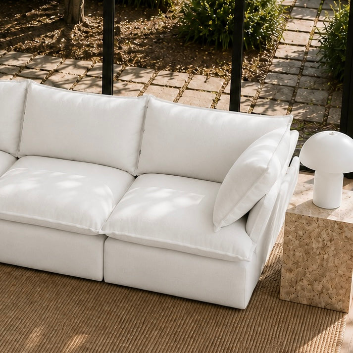 Mirewood Halo 3-Seat L-Shape Machine-Washable Sectional Sofa