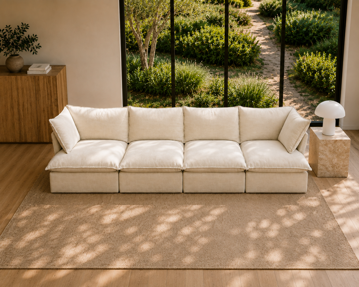 Mirewood Halo 4-Seater Modular Cloud Sofa