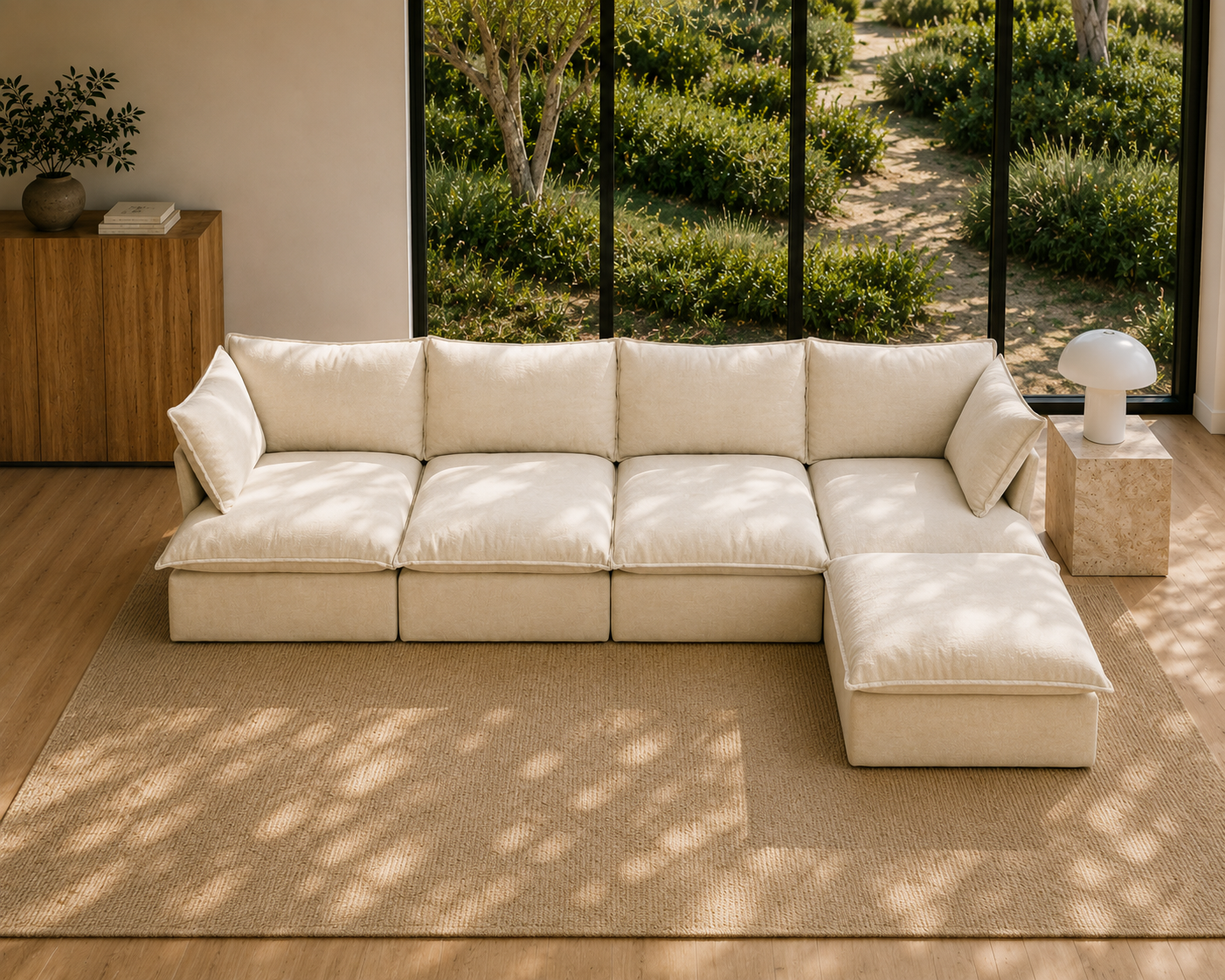 Mirewood Halo 4-Seater Sectional Cloud Sofa