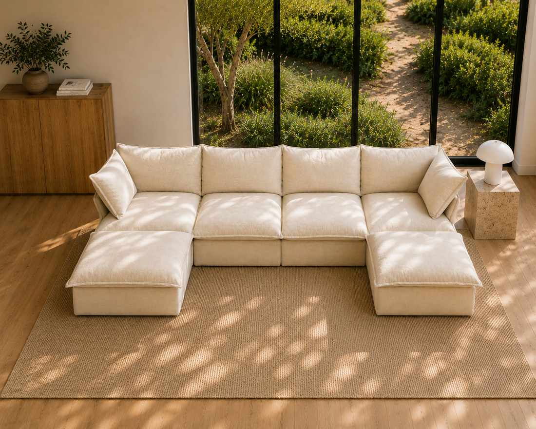 Mirewood Halo 4-Seater U-Sectional Cloud Sofa