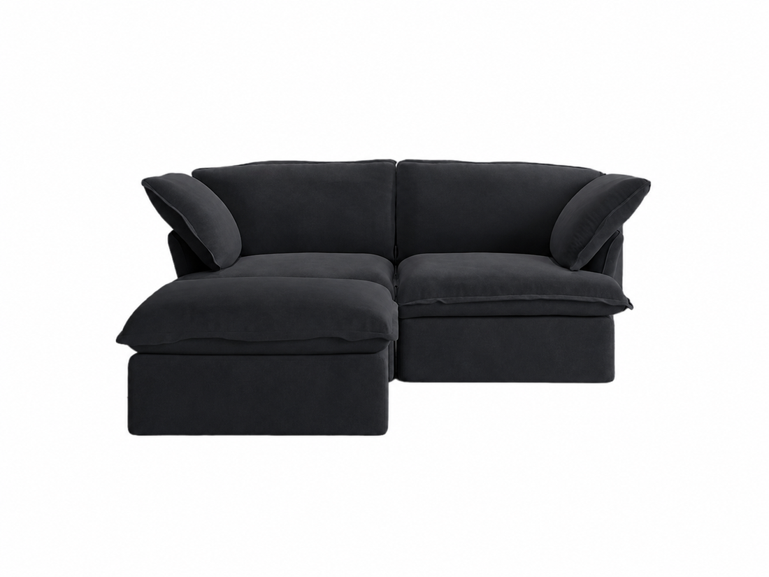Mirewood Halo 2-Seat L-Shape Machine-Washable Sectional Sofa