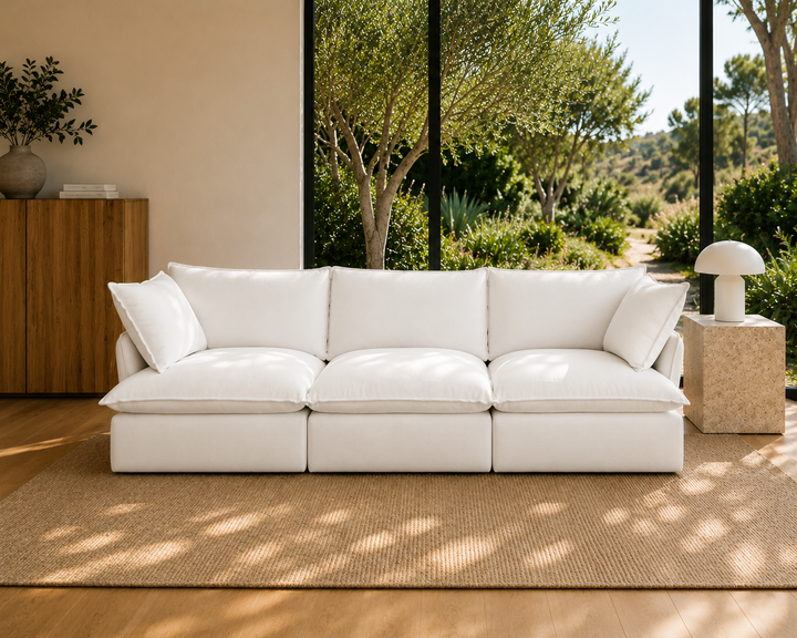 Mirewood Halo 3-Seater Modular Cloud Sofa - washable modular cloud sofa