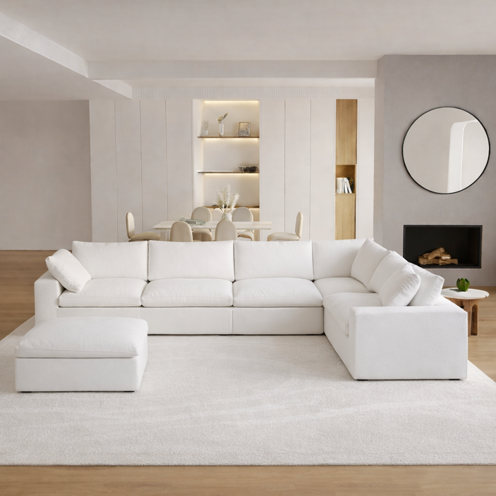 Valen Modular Washable 5 Seater + Ottoman