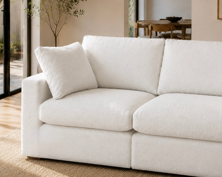 Mirewood Valen 2-Seater Machine-Washable Modular Cloud Sofa