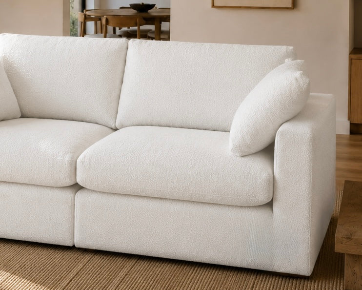 Mirewood Valen 2-Seater Machine-Washable Modular Cloud Sofa