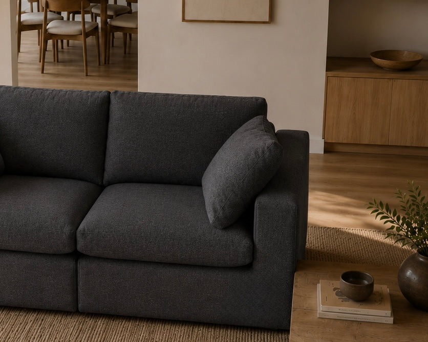 Mirewood Valen 2-Seater Machine-Washable Modular Cloud Sofa