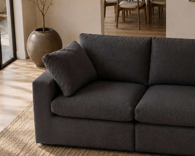 Mirewood Valen 2-Seater Machine-Washable Modular Cloud Sofa