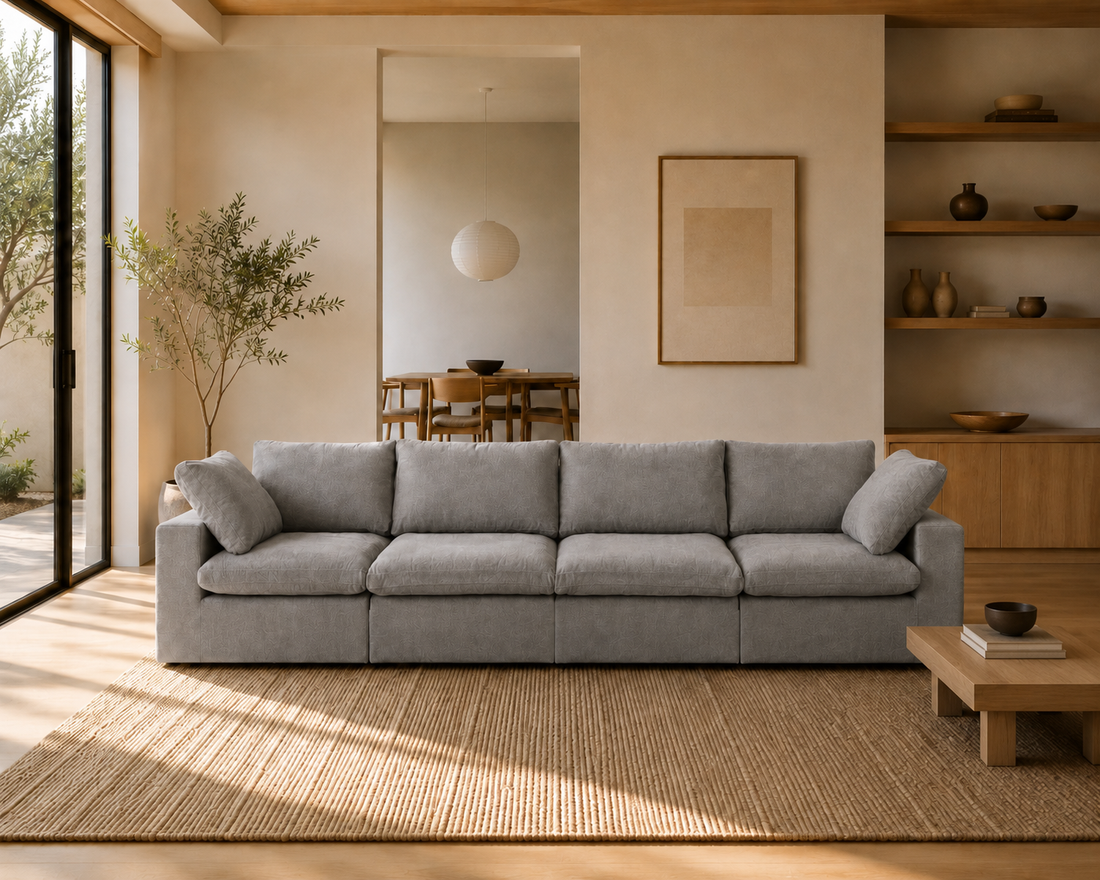 Mirewood Valen 4-Seater Machine-Washable Modular Cloud Sofa