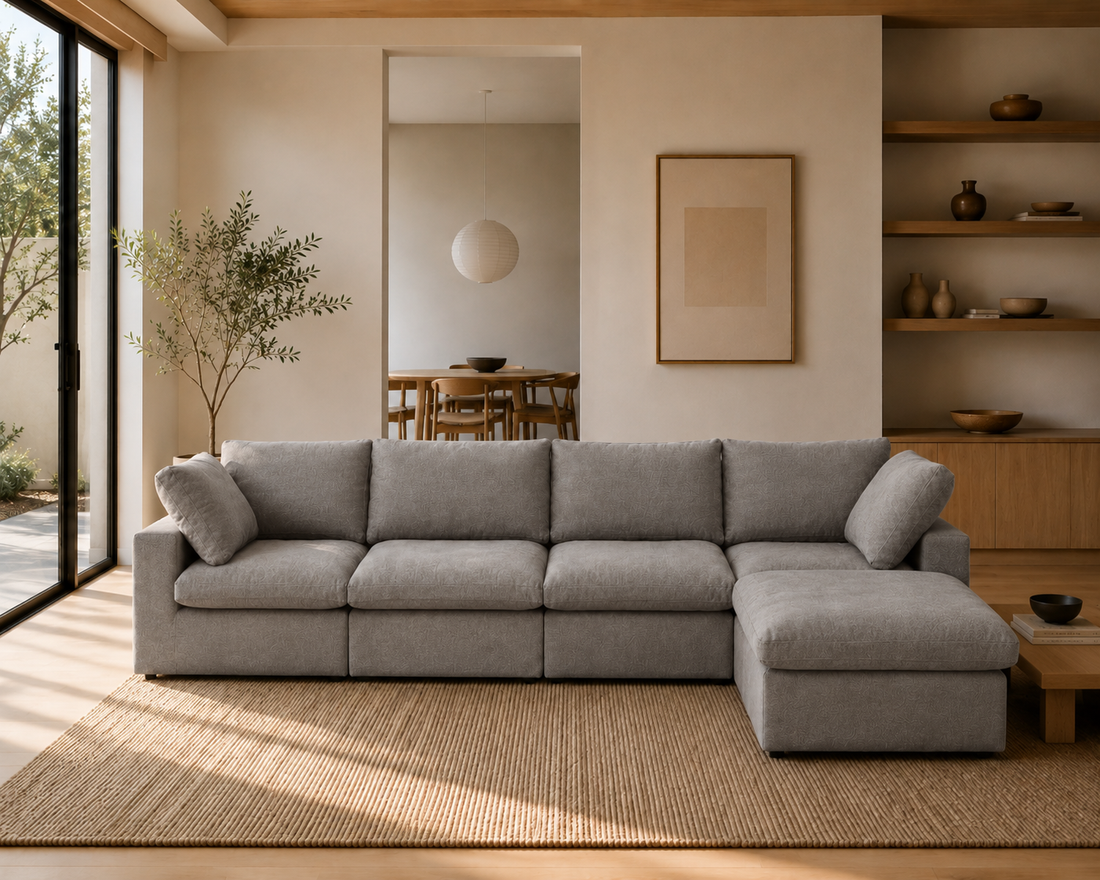 Valen 4-Seater Sectional Cloud Sofa | Mirewood