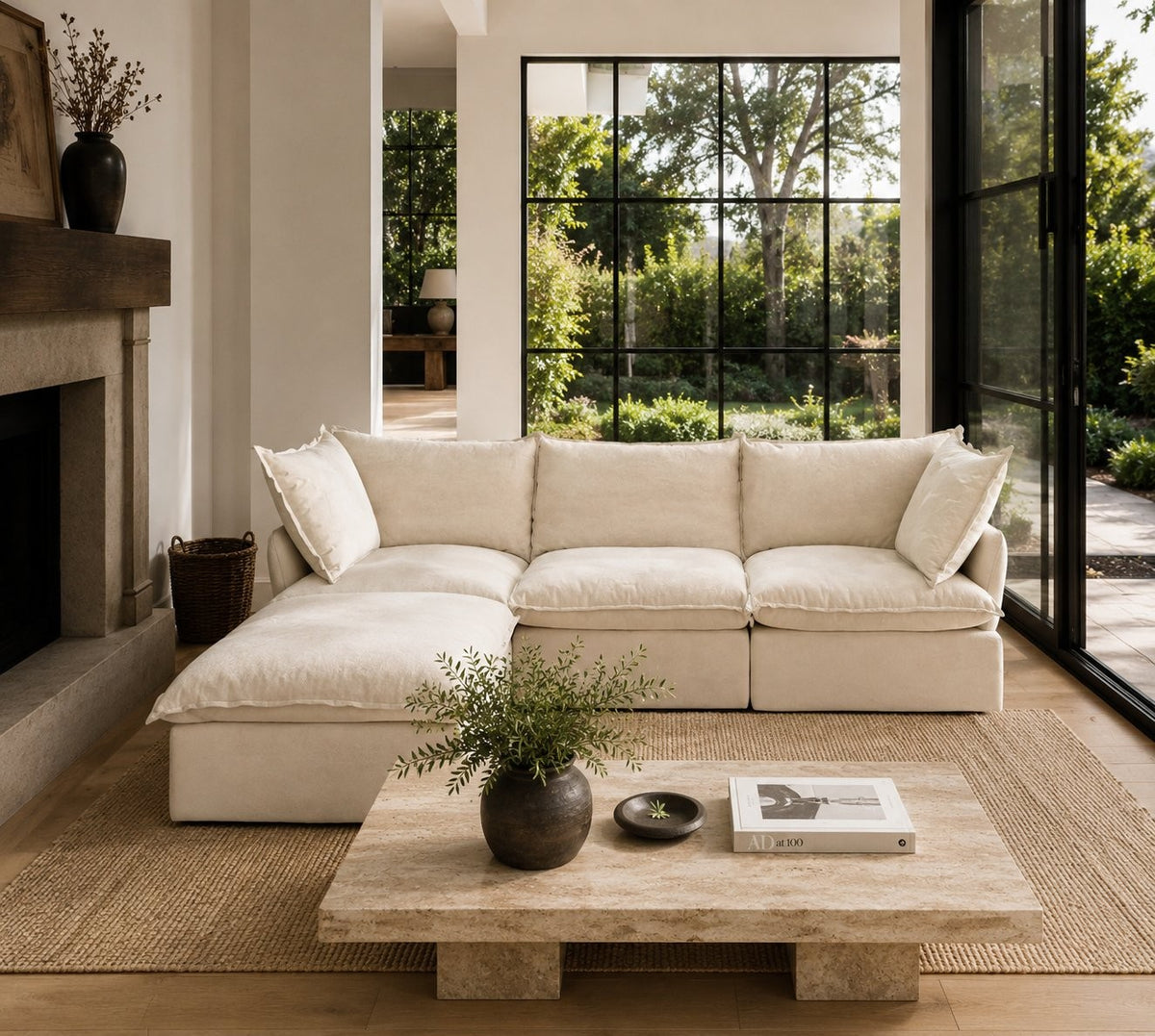 Moduler Memory Machine 5-Seater Modular Sectionals with Washable Covers | Mirewood
